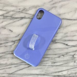 Loopy Periwinkle Sparkle iPhone X Case